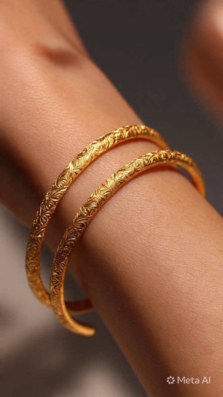 GOLD BANGLE DESIGN-1